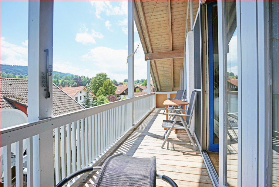 Balkon Dachgeschosswohnung Nesselwang