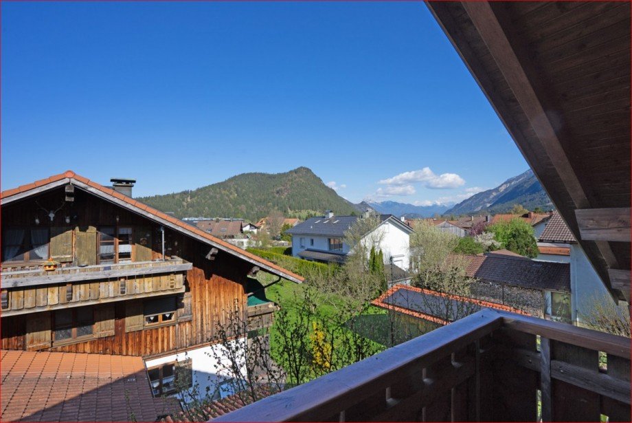 Blick bis zur Zugspitze_ Dachgeschosswohnung Pfronten