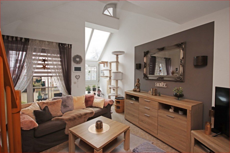 Wohnzimmer Etagenwohnung Kempten