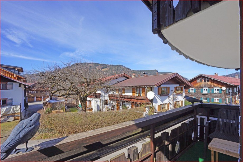Blick vom Westbalkon Etagenwohnung Oberstdorf / Kornau