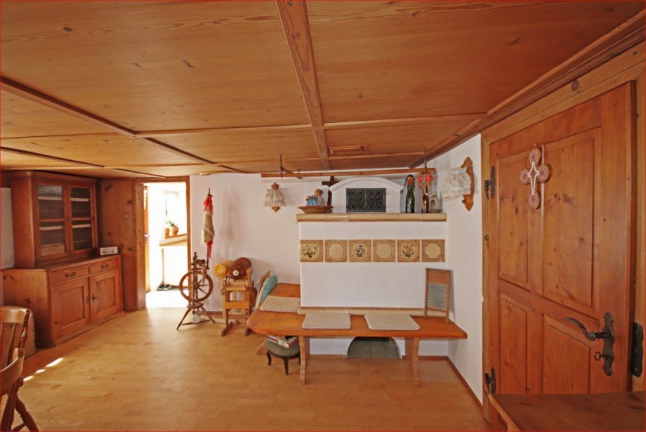 Die Stube mit Kachelofen Bauernhaus Bidingen