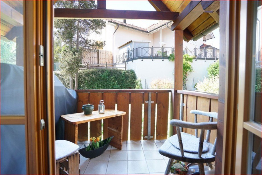 Balkon mit Gartenblick Dachgeschosswohnung Oy-Mittelberg