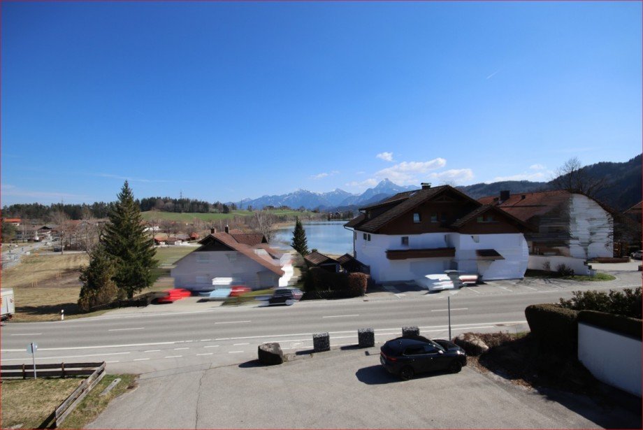 Balkonaussicht Haus F�ssen / Wei�ensee