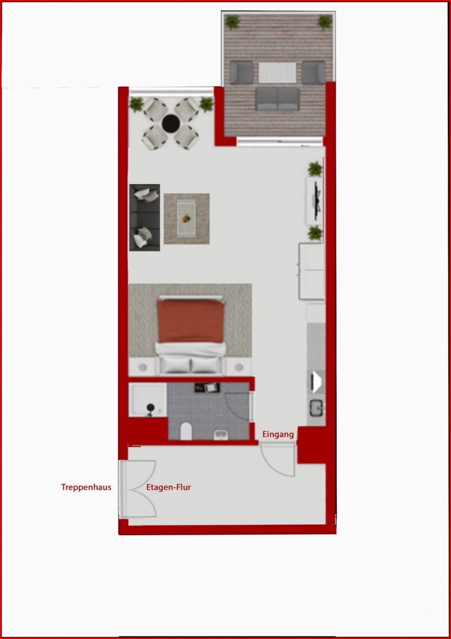 Grundriss Etagenwohnung Nesselwang