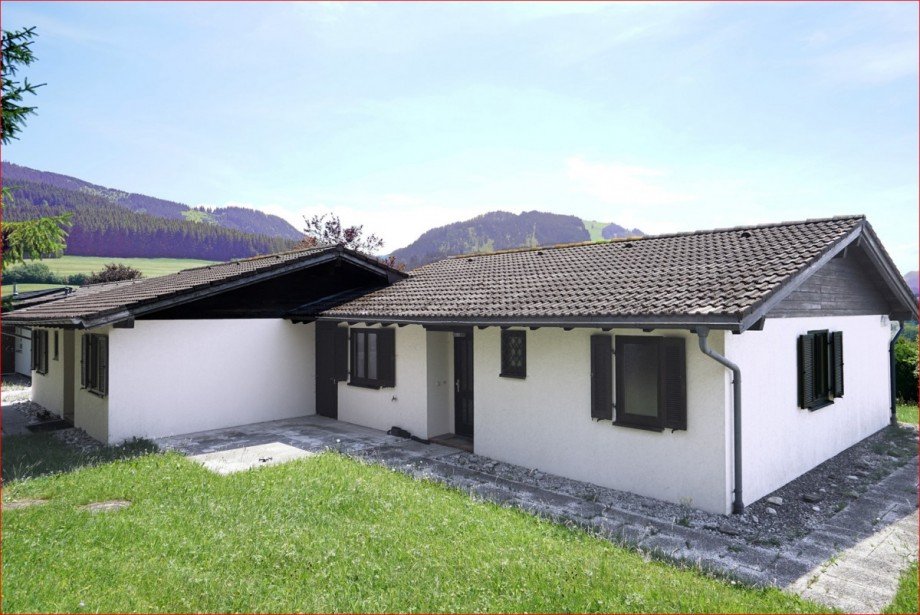 Hauseingang Bungalow Nesselwang / Reichenbach