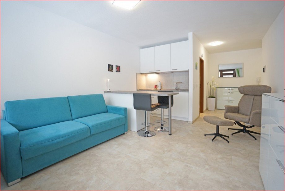 Wohnen mit Schlafcouch Etagenwohnung F�ssen