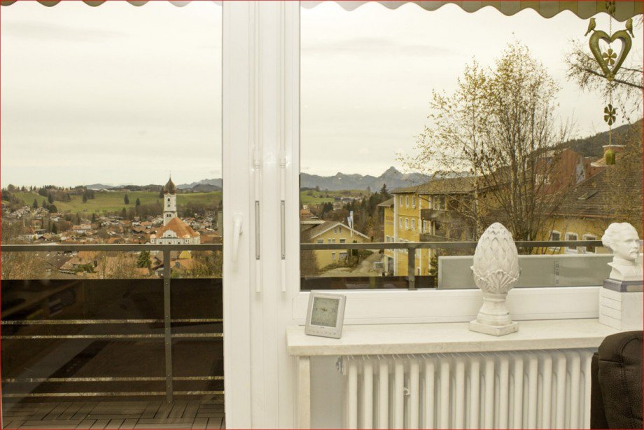 herrlicher Bergblick Etagenwohnung Nesselwang