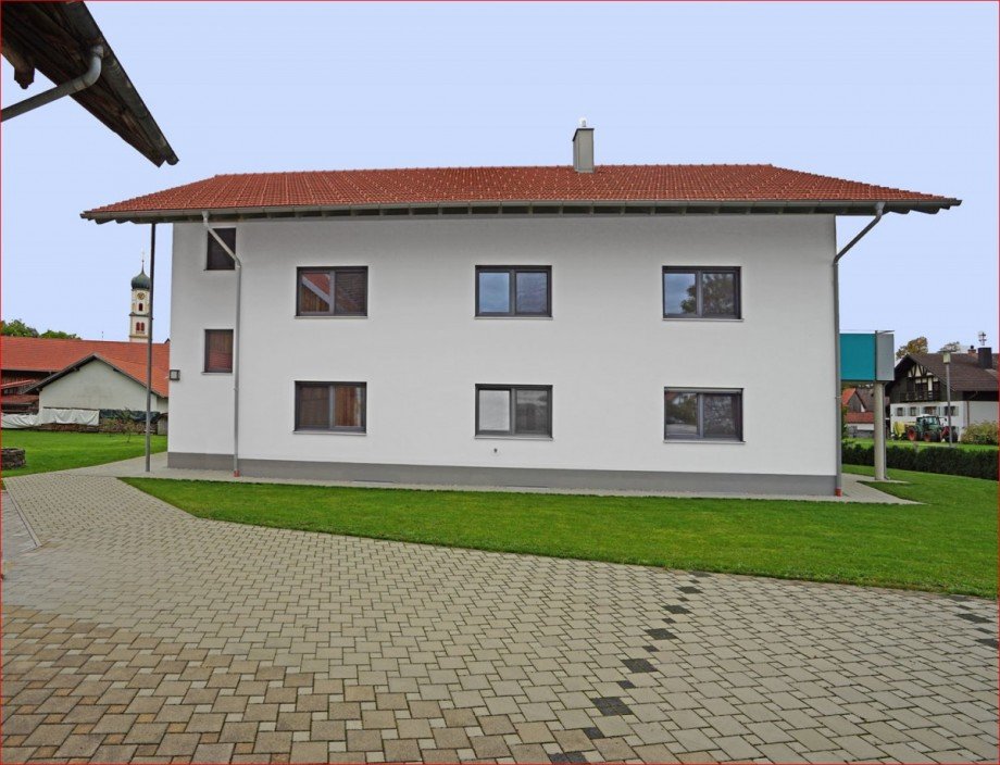 Hausansicht west Erdgeschosswohnung Marktoberdorf