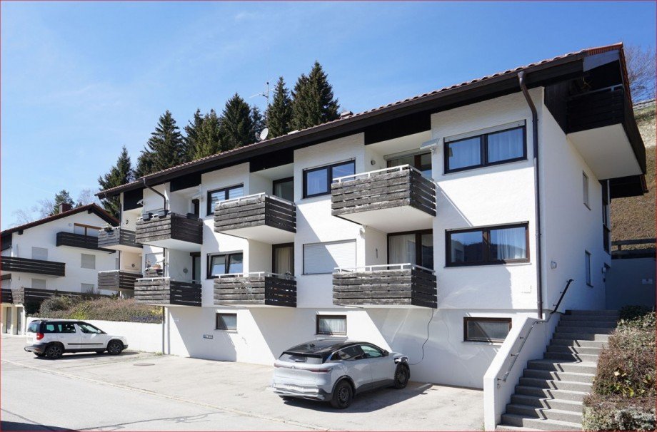 Aussenansicht Etagenwohnung Nesselwang