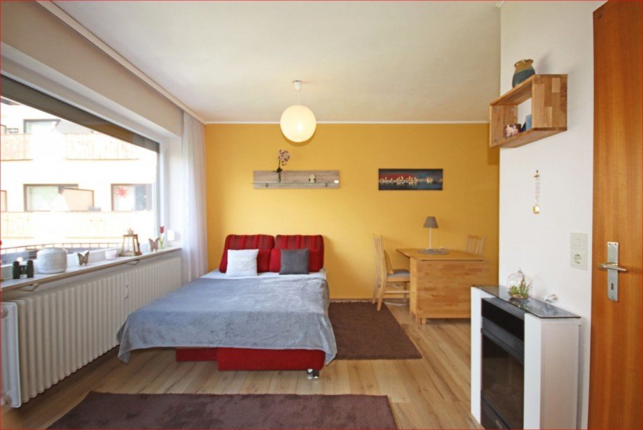 Schlafbereich Dachgeschosswohnung Seeg