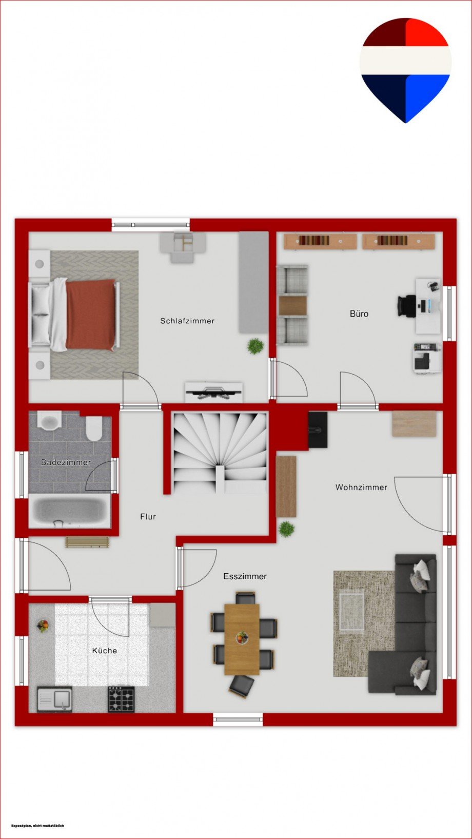 Erdgeschoss Einfamilienhaus Berkheim