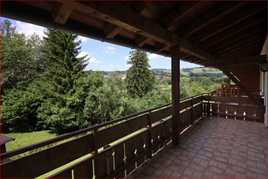 Balkon Wohnung 2 Zweifamilienhaus Wertach