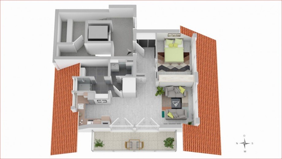 RX1447 Grundriss Etagenwohnung Nesselwang