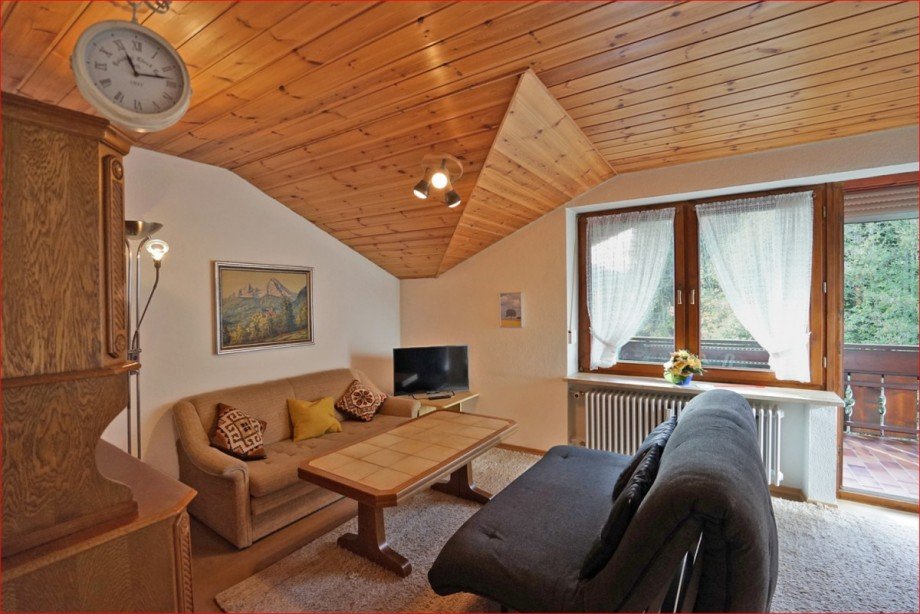 Wohnbereich mit Balkon Etagenwohnung Oy-Mittelberg