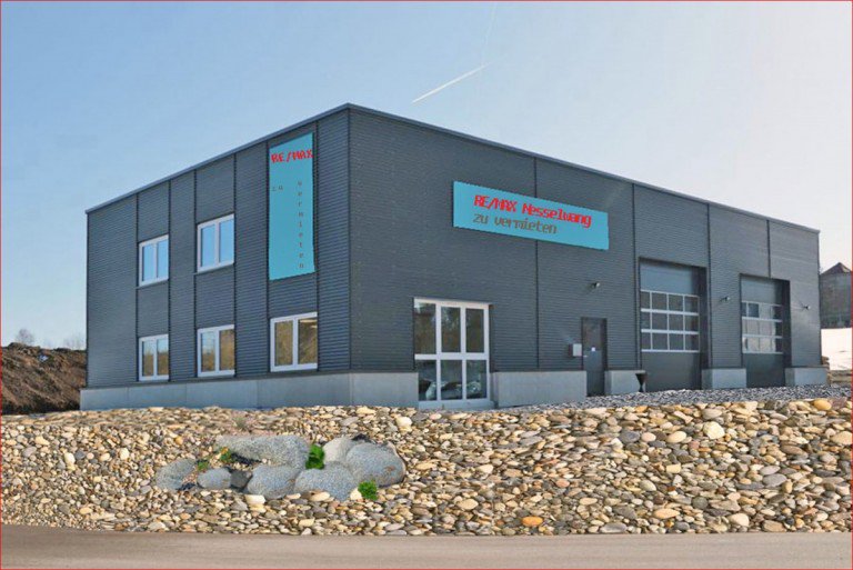 Halle Oy-Mittelberg, direkt an der Ausfahrt der A7 Oy-Mittelberg - Oy-Mittelberg Lager Attraktive Lagerhalle mit B�ro!