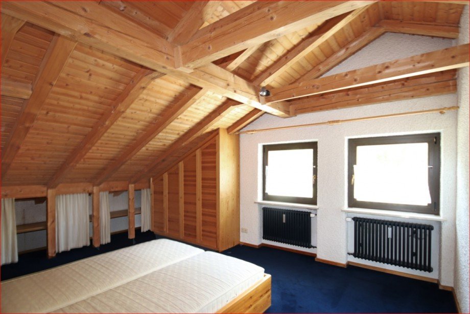 Schlafzimmer Dachgeschosswohnung Nesselwang