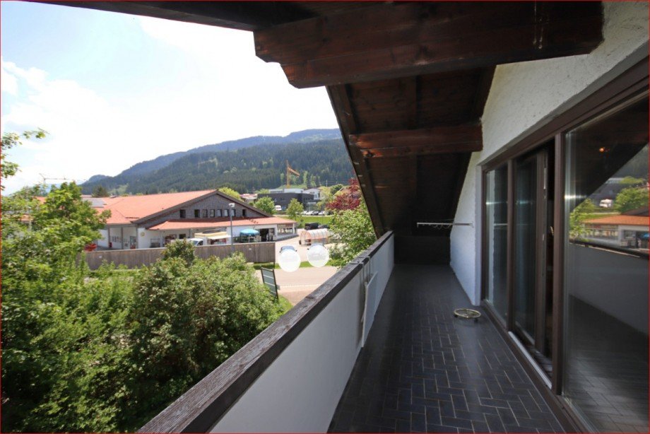 S�dbalkon Dachgeschosswohnung Nesselwang