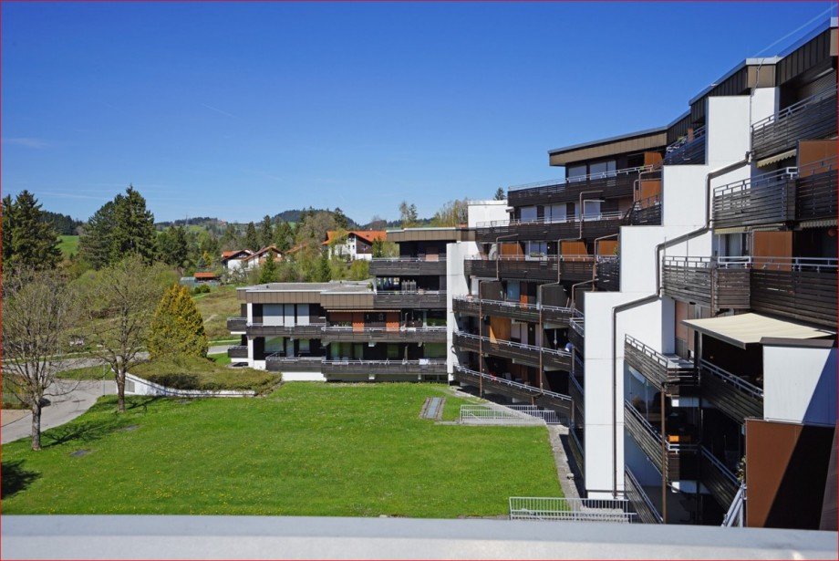 Anlage von der Dachterrasse Etagenwohnung F�ssen