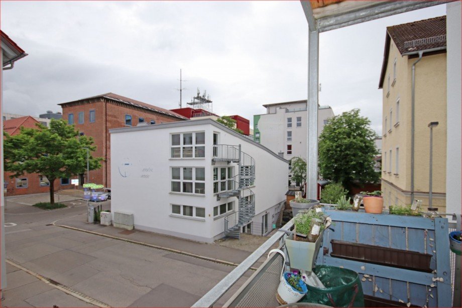 Balkonaussicht Etagenwohnung Kempten