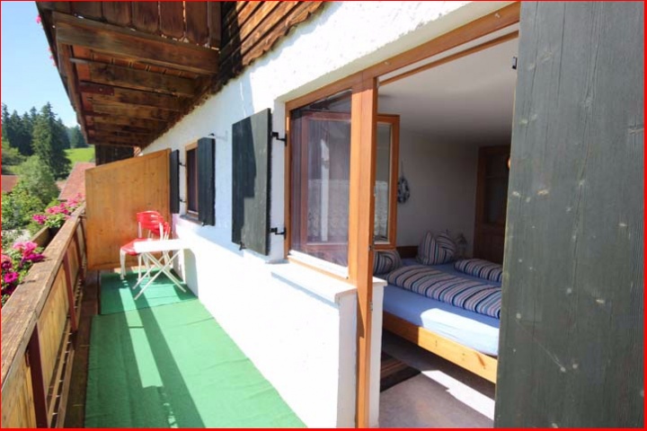 Balkon Etagenwohnung Seeg