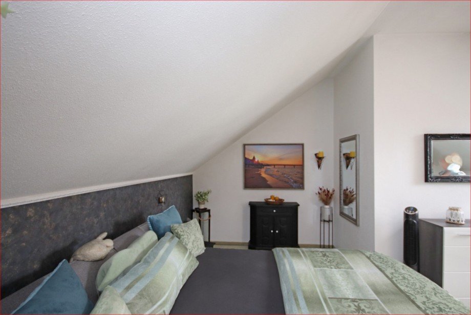 Schlafzimmer DG Etagenwohnung Kempten