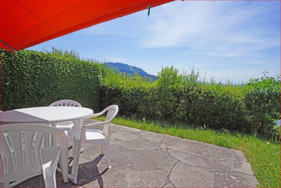 Terrasse mit Bergblick Bungalow Nesselwang / Reichenbach