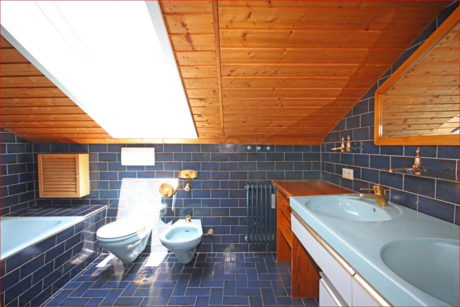 Badezimmer Dachgeschosswohnung Nesselwang