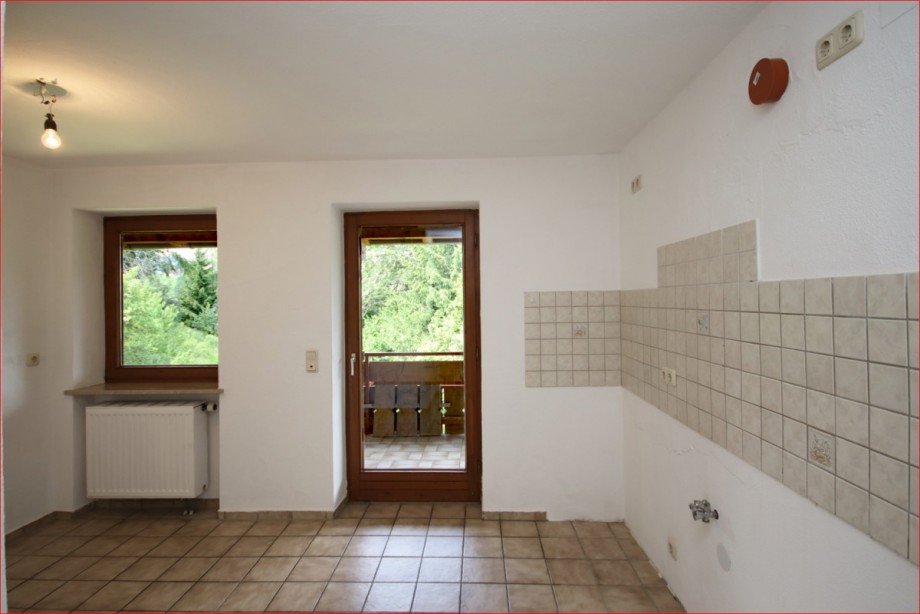 K�che mit Speis Wohnung 1 Zweifamilienhaus Wertach