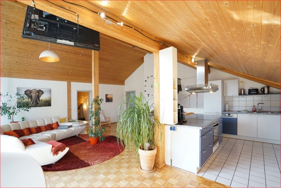 Wohnen-Kochen Dachgeschosswohnung Nesselwang