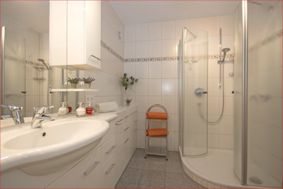 Bad mit Dusche Etagenwohnung Nesselwang