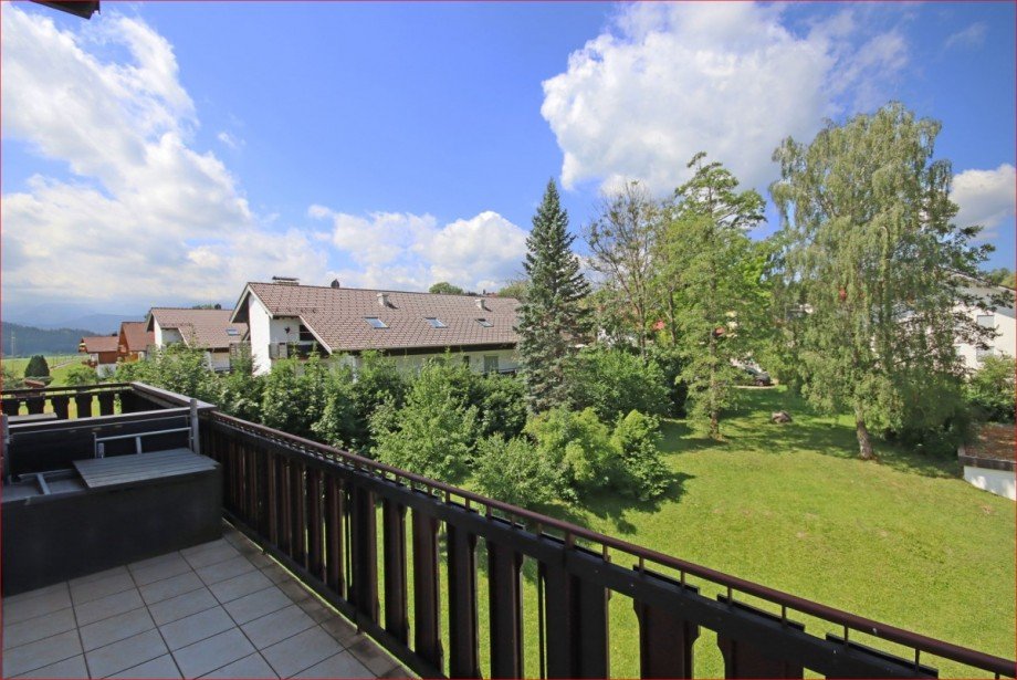 Balkon Dachgeschosswohnung Seeg