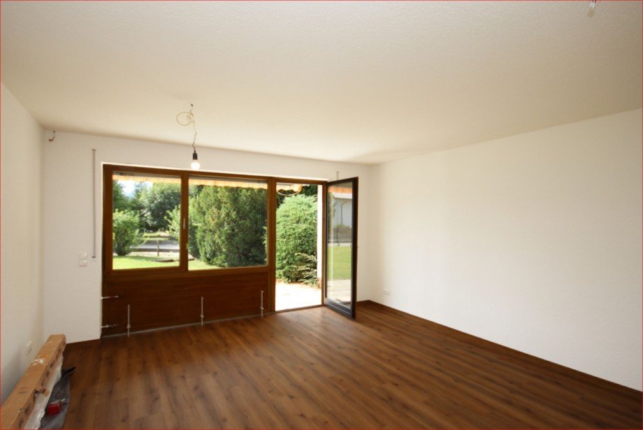 Wohnzimmer Erdgeschosswohnung Nesselwang