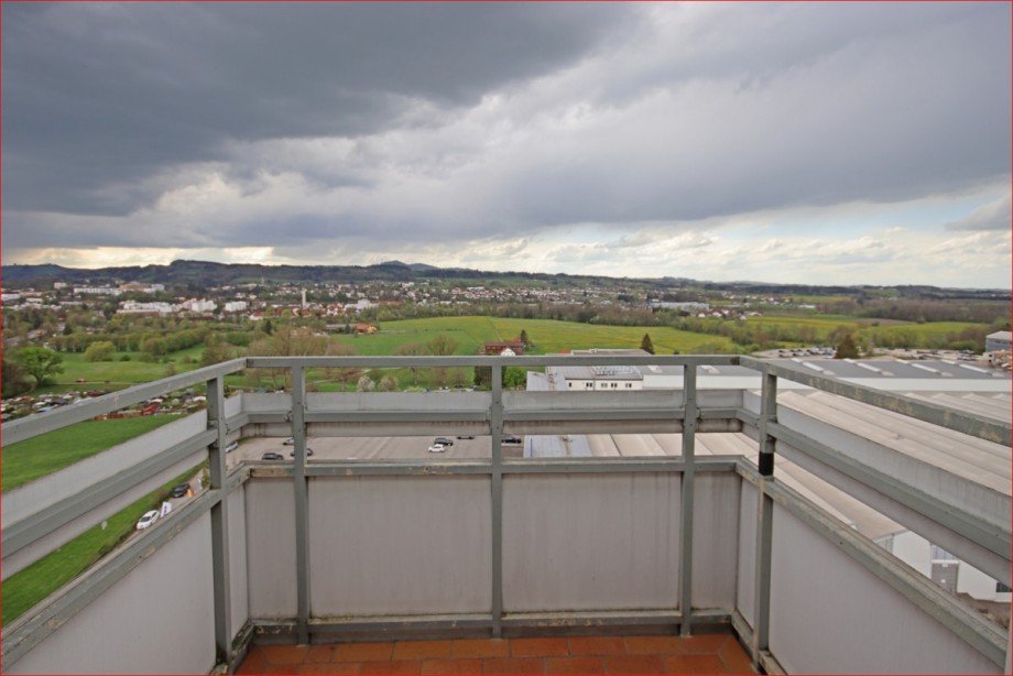 Balkon mit Weitsicht Etagenwohnung Kempten