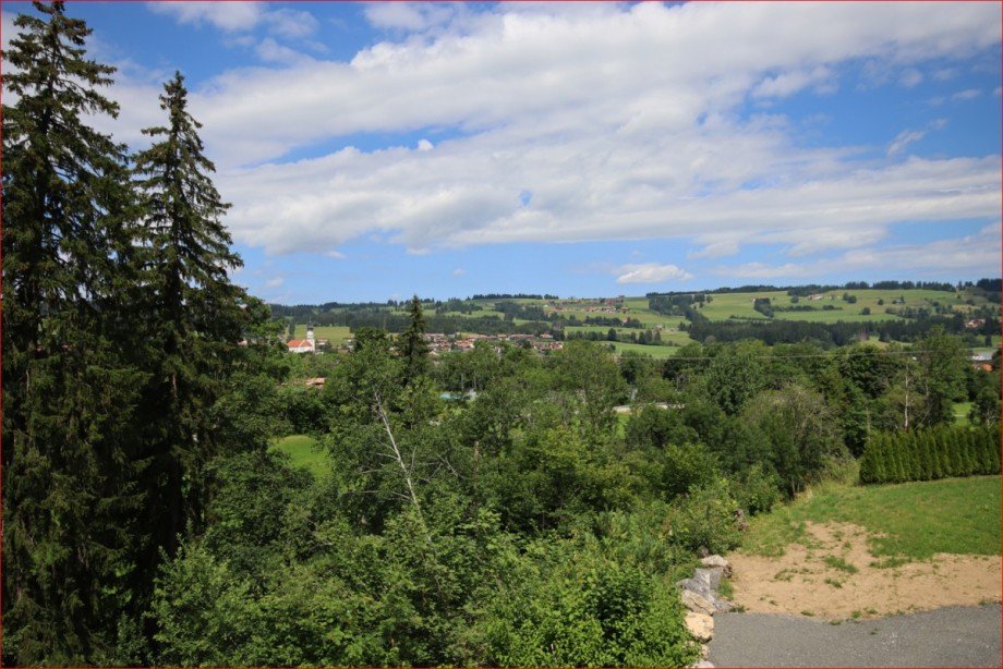 Aussicht nach Wertach Zweifamilienhaus Wertach