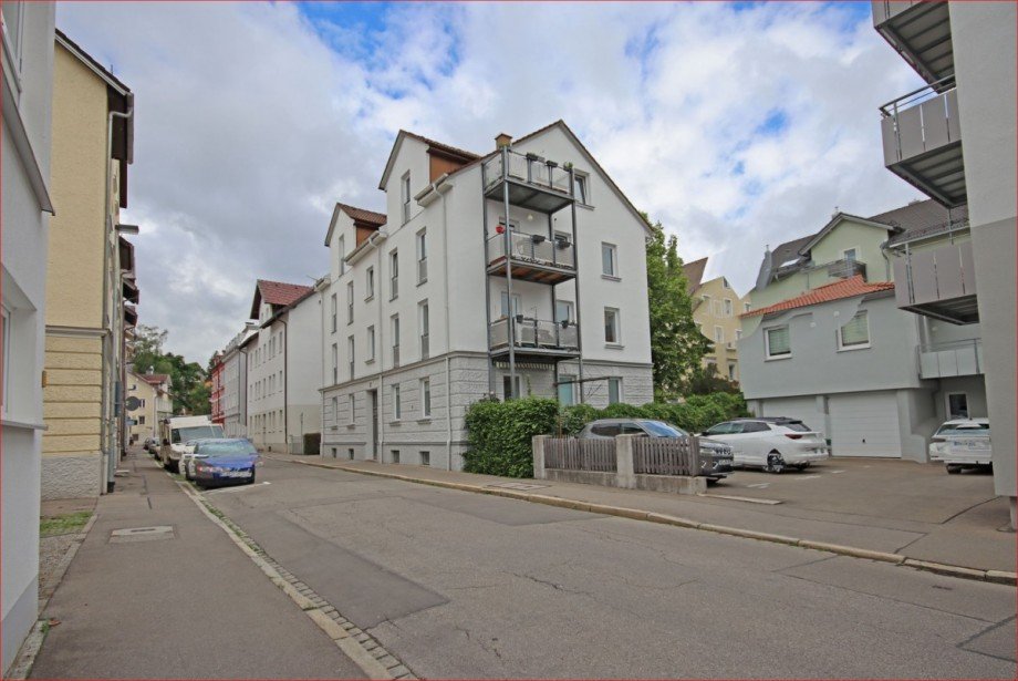 Hausansicht Etagenwohnung Kempten