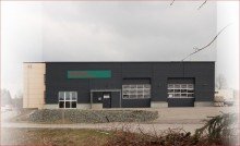 neuwertige Halle, Frontansicht Attraktive Lagerhalle mit B�ro!