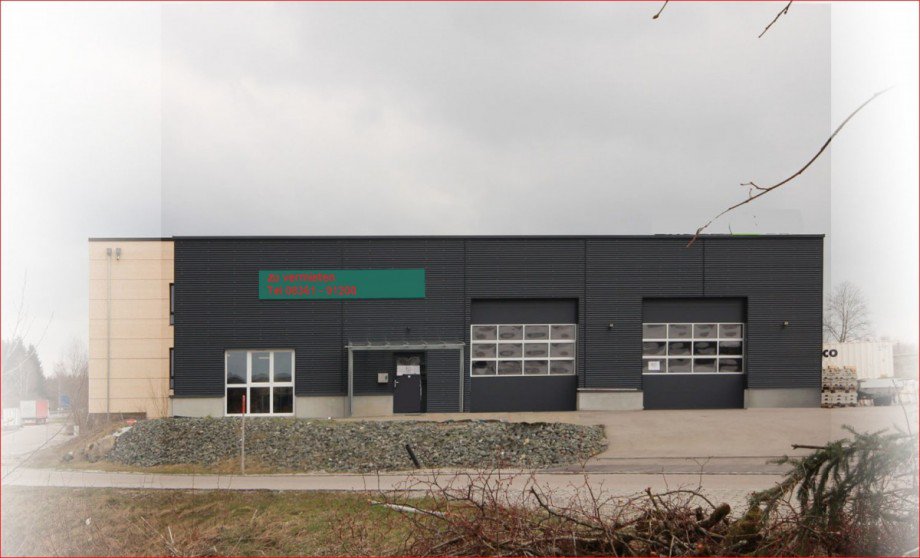 neuwertige Halle, Frontansicht Lager Oy-Mittelberg