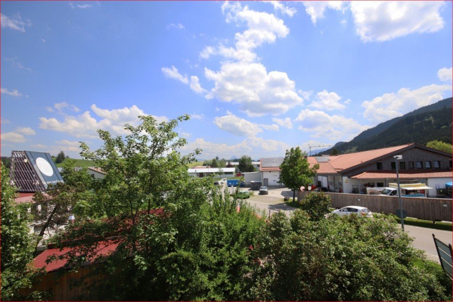 Balkonaussicht Dachgeschosswohnung Nesselwang