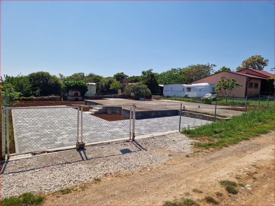 Ansicht Stra�enseite Land- / Forstwirtschaft - Grdst. Medulin