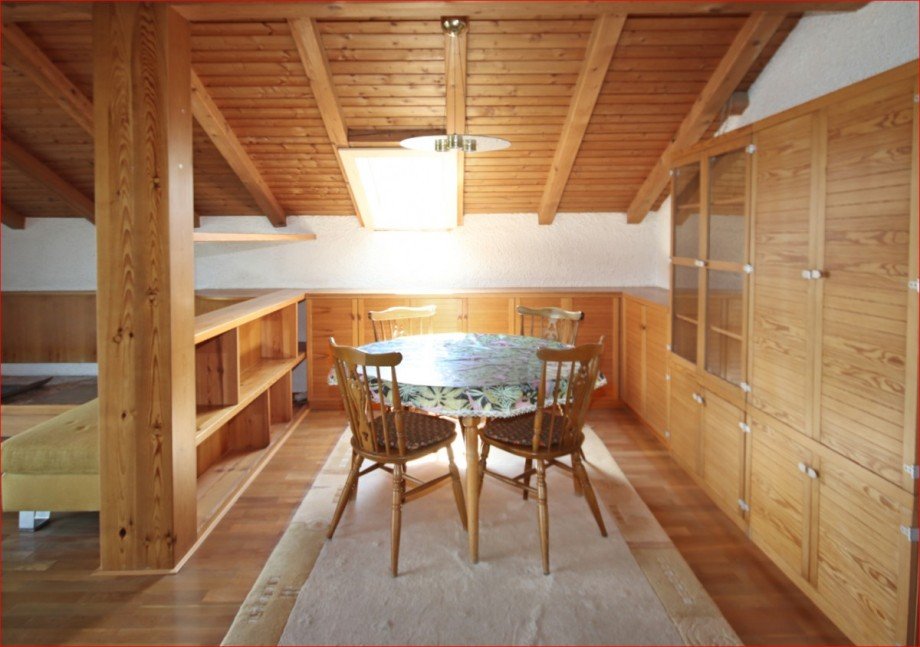 Essbereich Dachgeschosswohnung Nesselwang