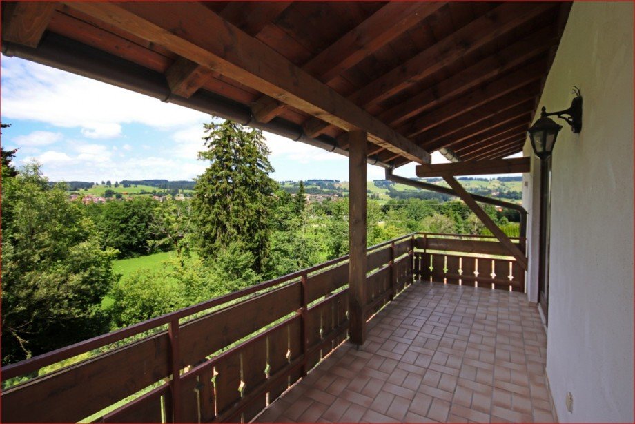 Westbalkon Wohnung 1 Zweifamilienhaus Wertach