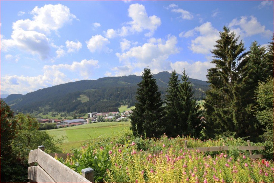 Blick nach Nesselwang Erdgeschosswohnung Nesselwang