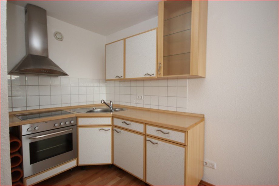 K�chenbereich mit Einbauk�che Etagenwohnung Kempten