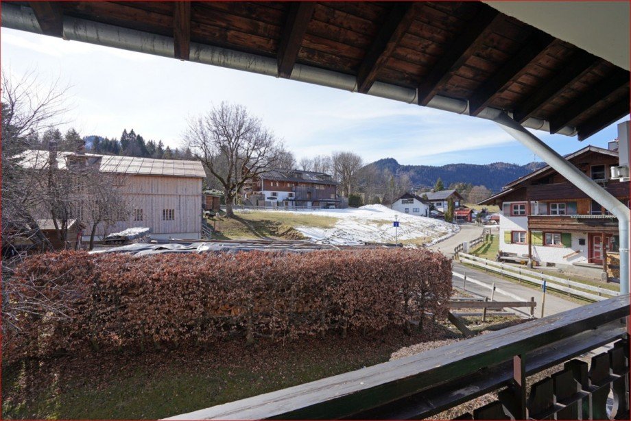 Blick Balkon, west Etagenwohnung Oberstdorf / Kornau