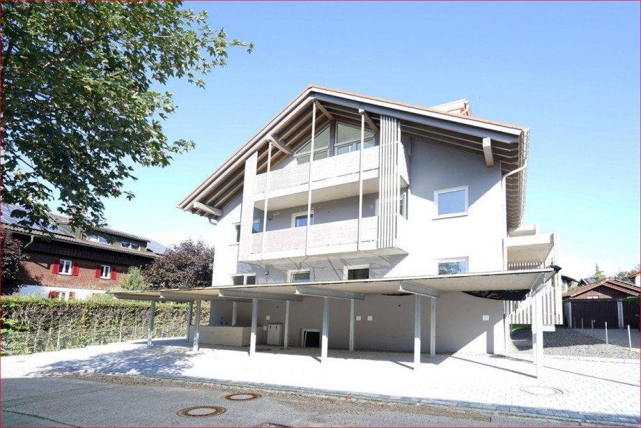 Westansicht Etagenwohnung Nesselwang