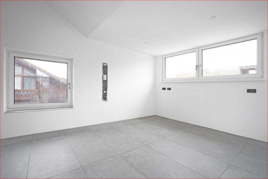 Schlafen mit Bergblick Etagenwohnung Nesselwang