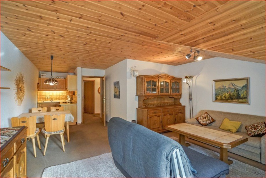 Wohn-Ess-K�chenbereich Etagenwohnung Oy-Mittelberg