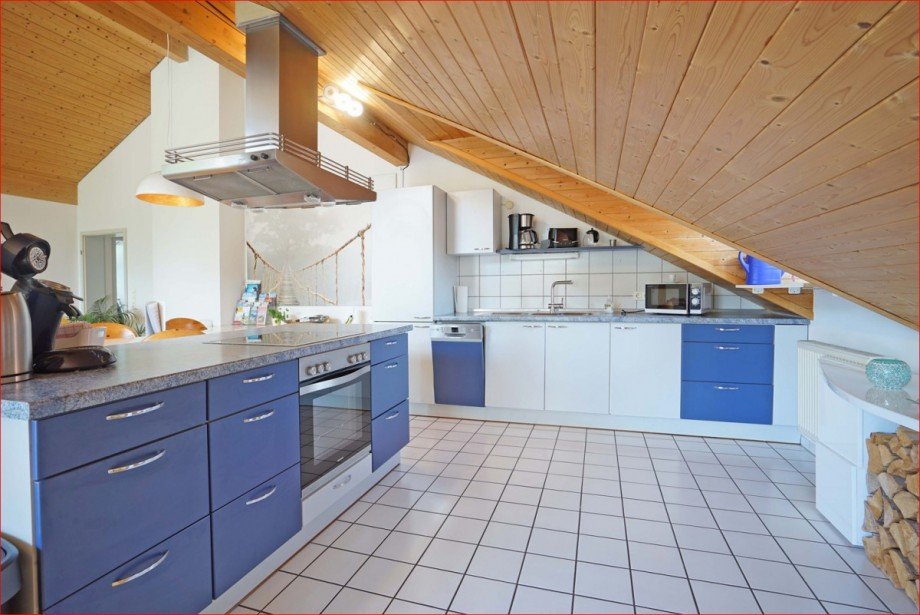K�che mit EBK Dachgeschosswohnung Nesselwang
